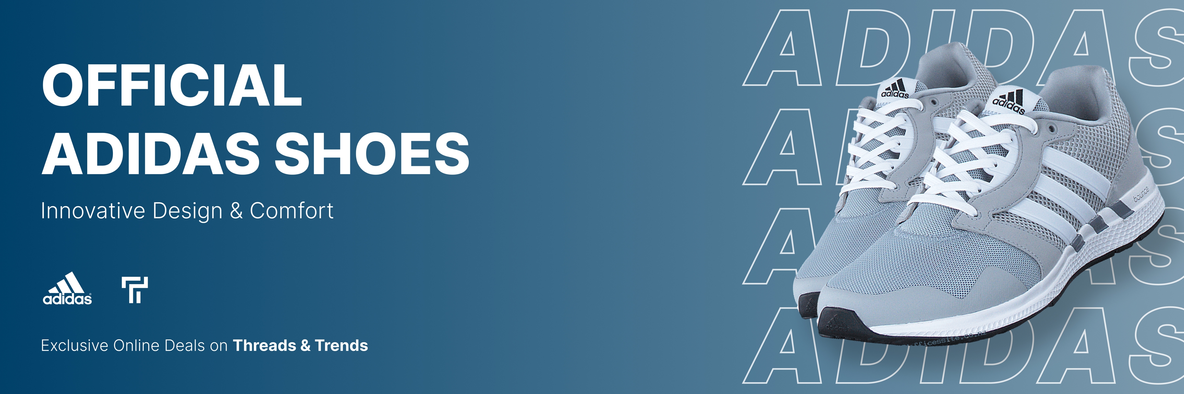 banner for adidas